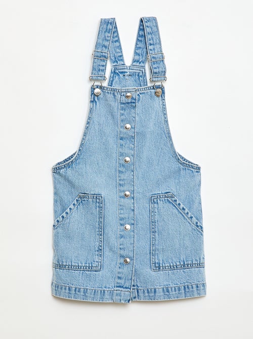 Denim Overalls Dress - Kiabi