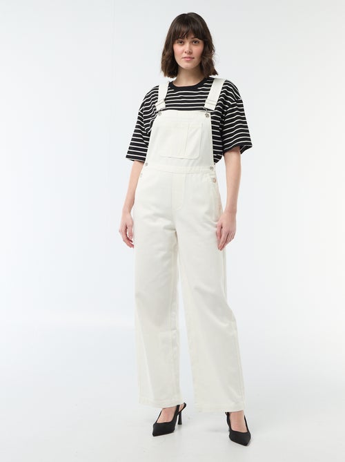 Denim Overalls with Front Pocket - Kiabi Denim Overalls with Front Pocket - Kiabi