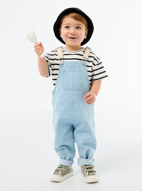 Denim Overalls with Patch Pocket - Kiabi