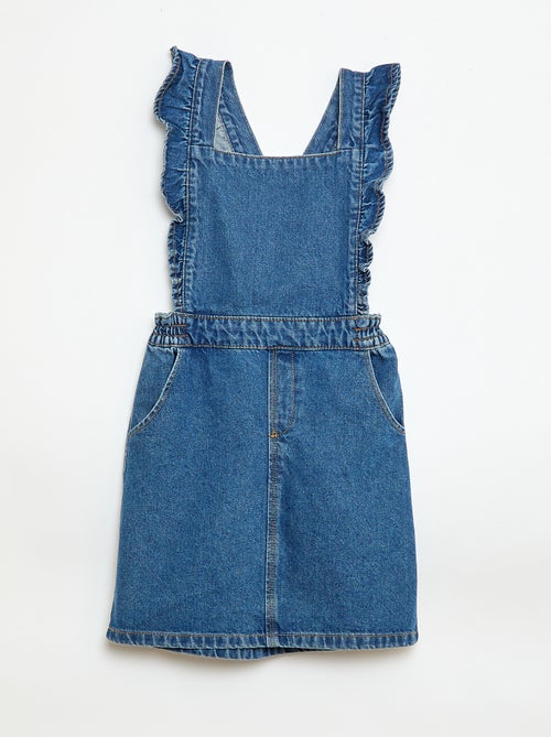 Denim Overalls with Ruffles - Kiabi