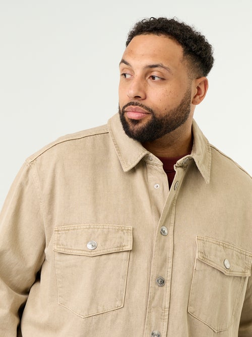 Denim overshirt - Kiabi