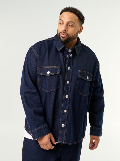 Denim overshirt - Kiabi