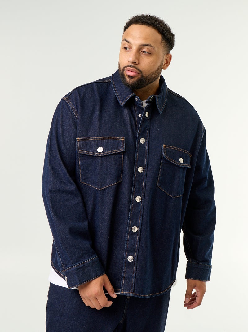Denim overshirt Blue - Kiabi