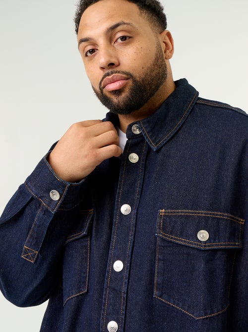 Denim overshirt - Kiabi