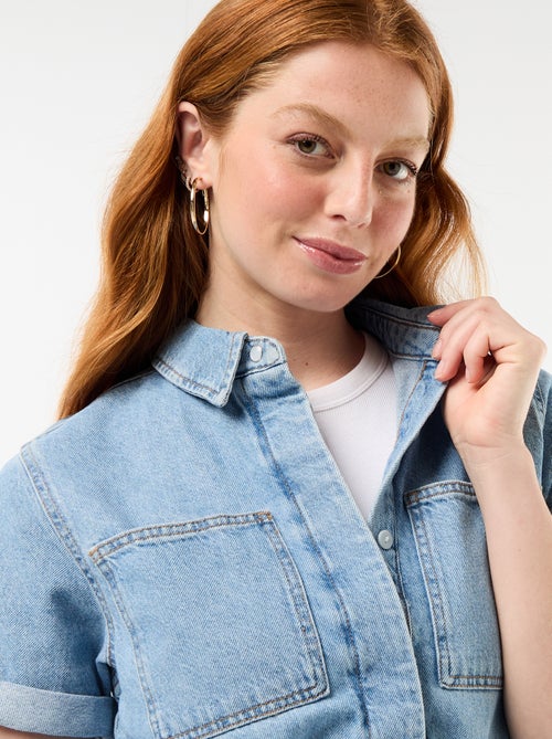 Denim Playsuit - Kiabi