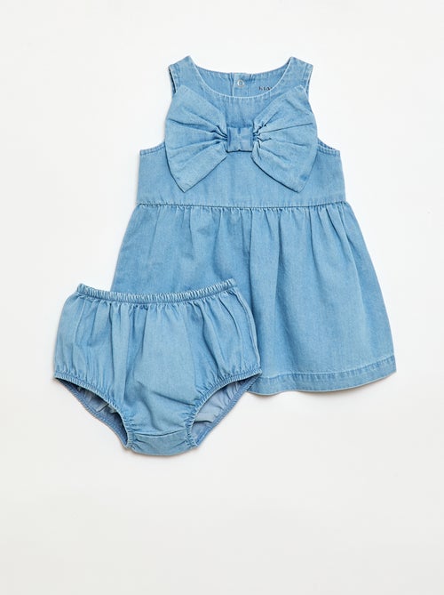 Denim-Set: Kleid + Höschen - Kiabi