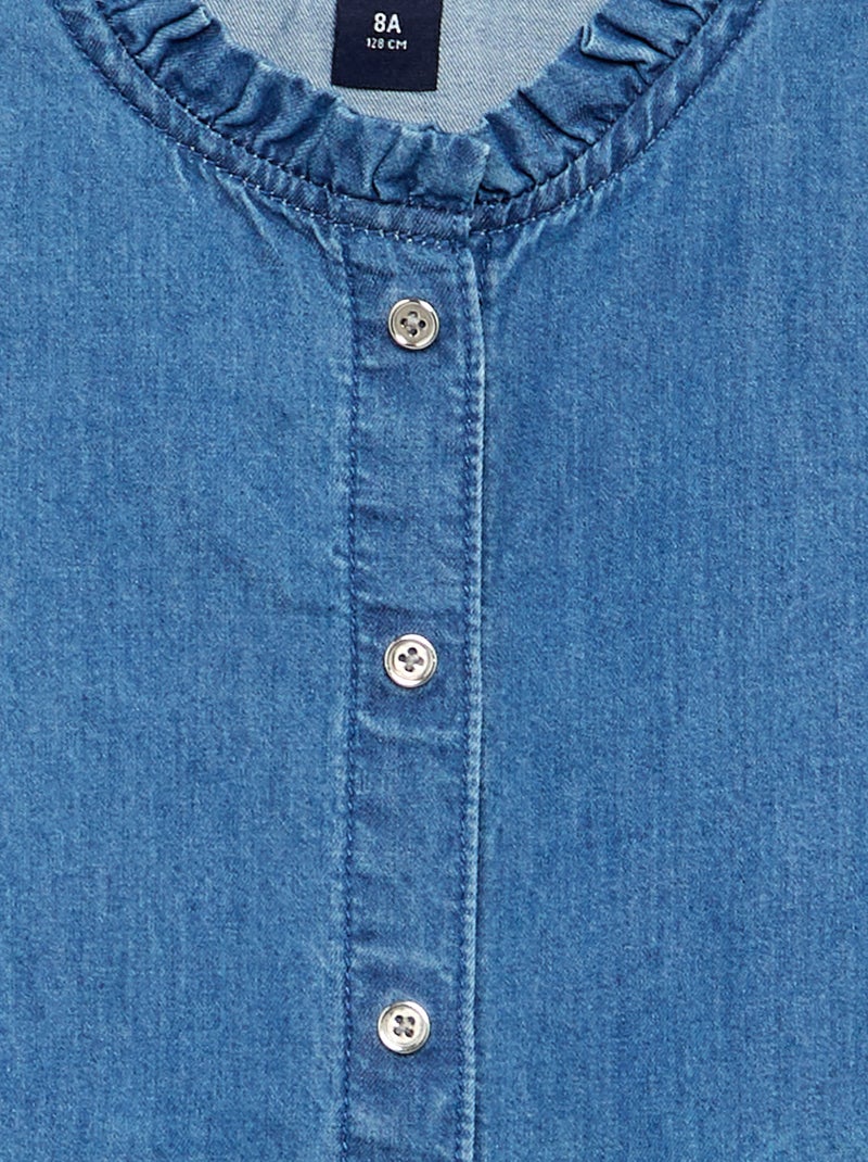 Denim Shirt - Easy-to-Wear Collection Blue - Kiabi