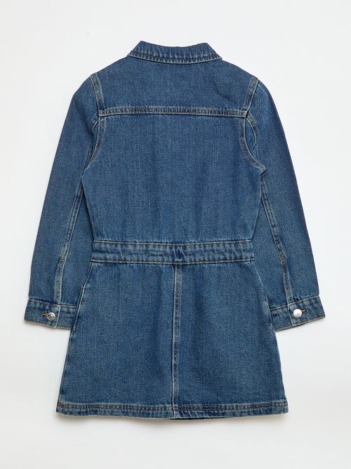 Denim shirt dress - Kiabi