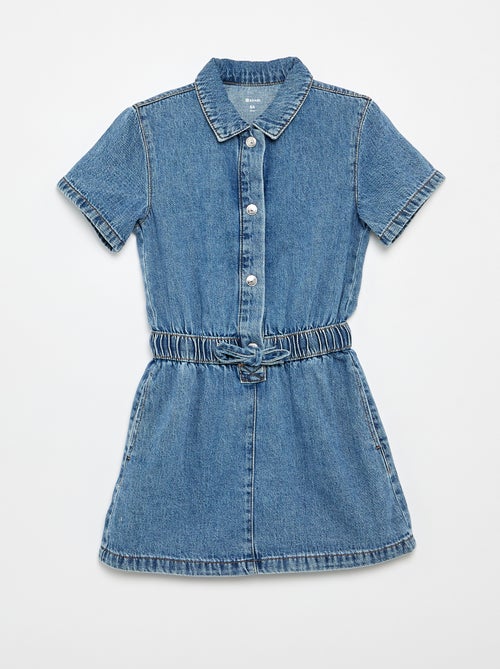 Denim shirt dress - Kiabi