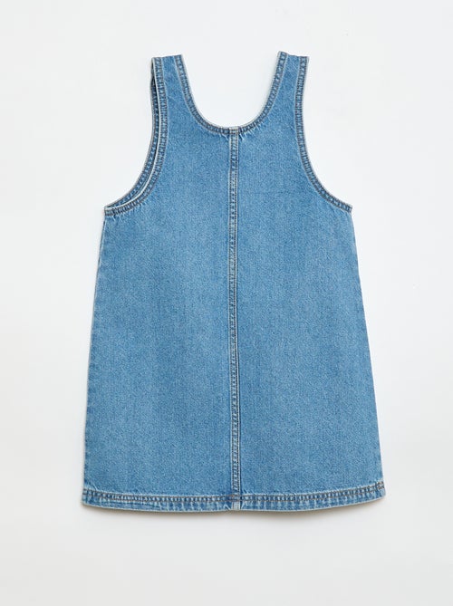 Denim Short Dungaree Dress - Kiabi