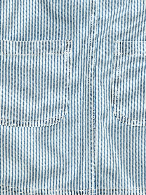 Denim Short Dungaree Dress - Kiabi