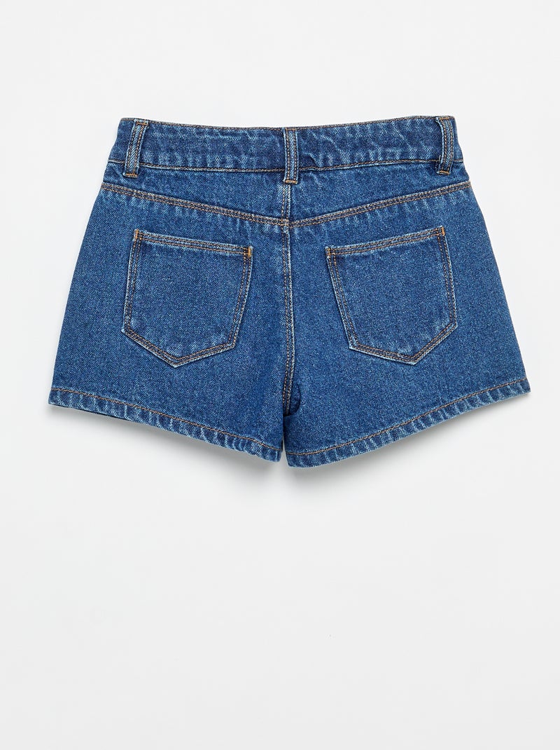 Denim-Shorts 'Stitch' Blau - Kiabi