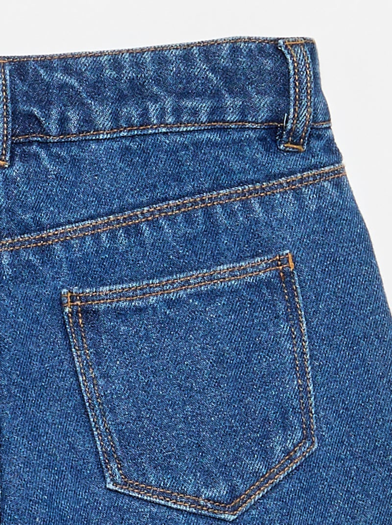 Denim-Shorts 'Stitch' Blau - Kiabi