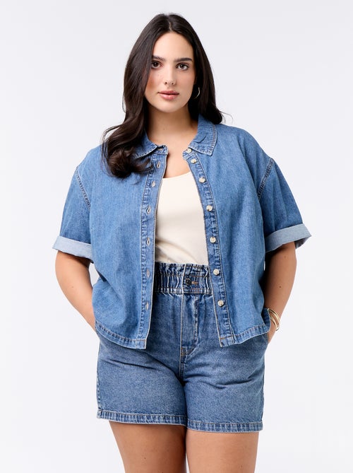 Denim Shorts with Pockets - Kiabi