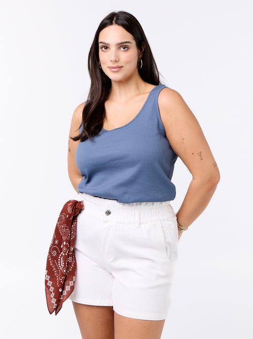Denim Shorts with Pockets - Kiabi