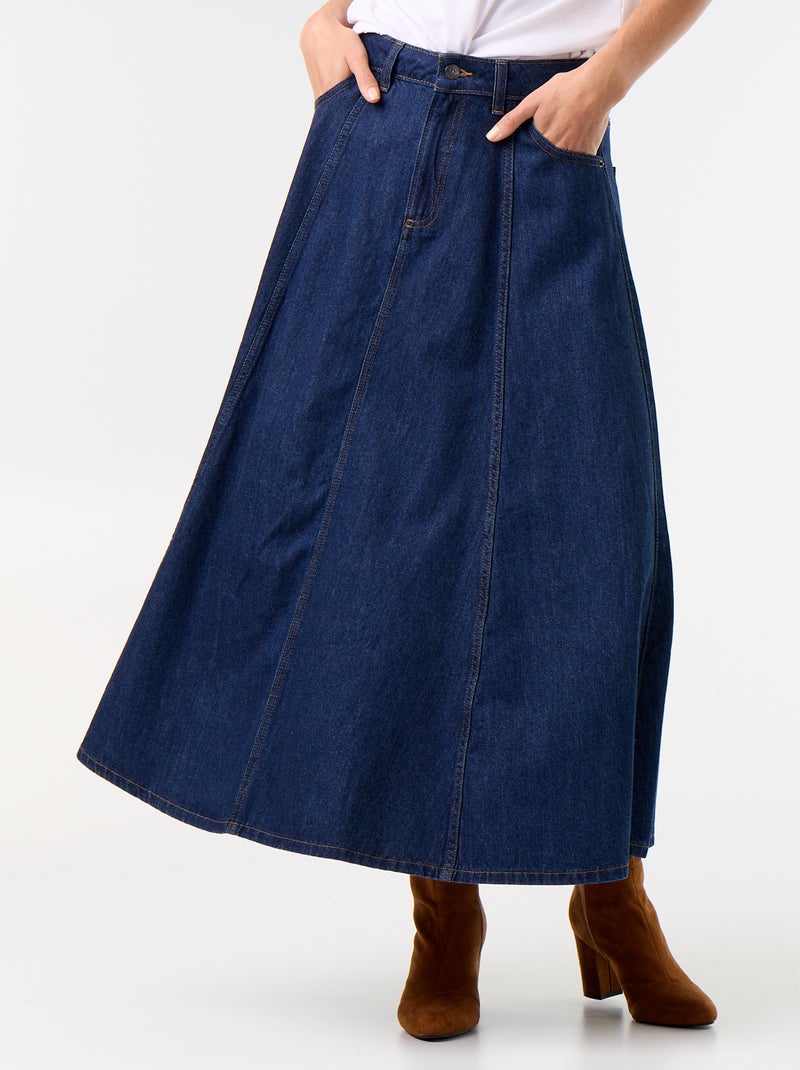 Denim skirt Blue - Kiabi