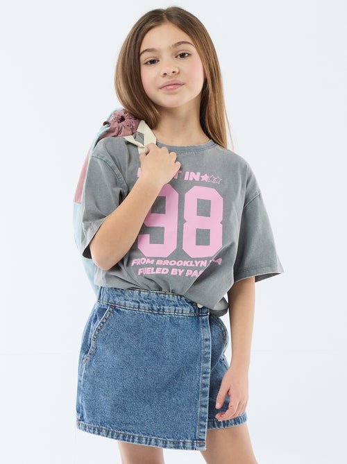 Denim Skort - Kiabi