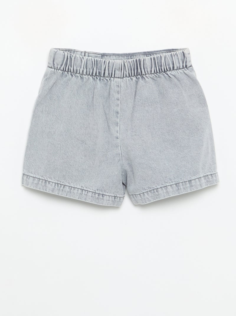 Denim Skort Grey - Kiabi