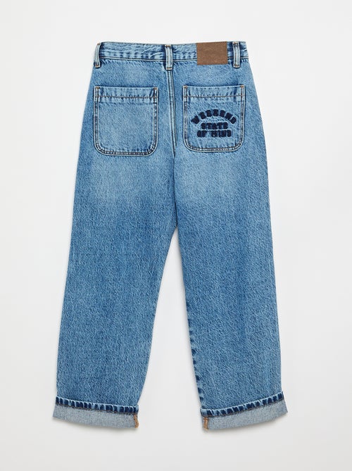 Denim Straight Fit mit 5 Taschen - Kiabi