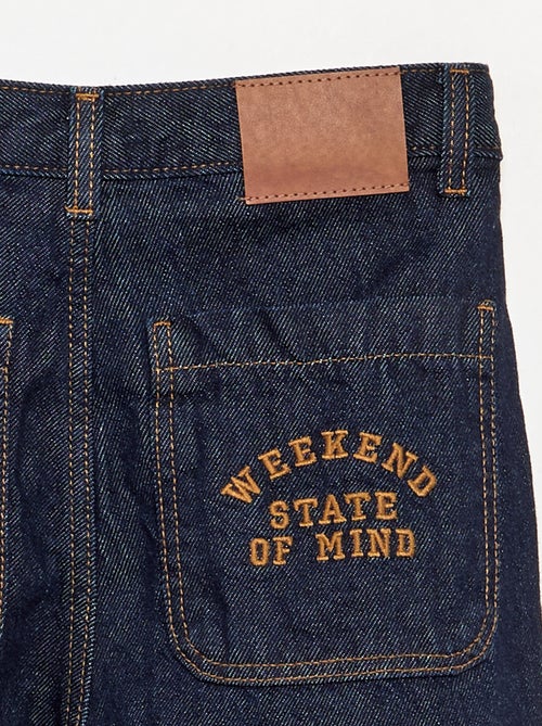 Denim Straight Fit mit 5 Taschen - Kiabi