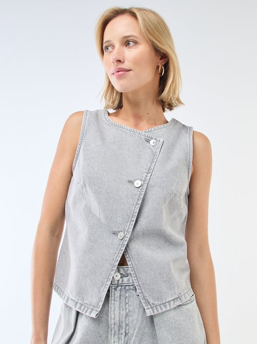 Denim Suit Vest - Kiabi