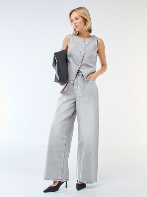 Denim Suit Vest - Kiabi