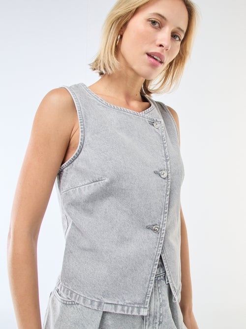 Denim Suit Vest - Kiabi
