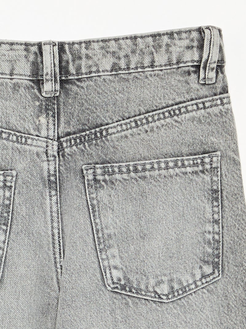 Denim trousers Grey - Kiabi