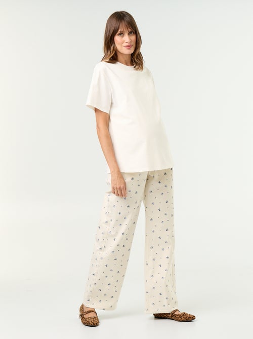 Denim-Umstandshose im Wide-Leg-Schnitt - Kiabi