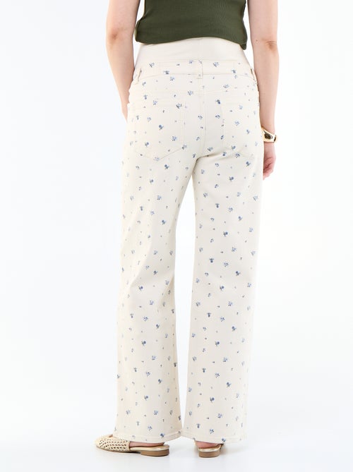 Denim-Umstandshose im Wide-Leg-Schnitt - Kiabi