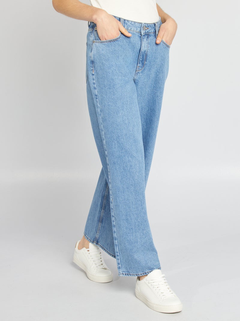 Denim Wide Leg Hose - L28 Dreifachstein - Kiabi