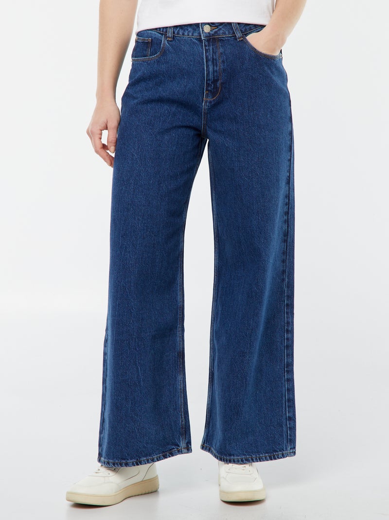 Denim Wide Leg Hose - L28 Stein - Kiabi