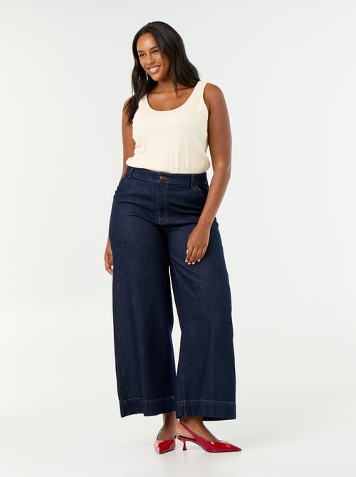 Denim wide leg jeans - Kiabi