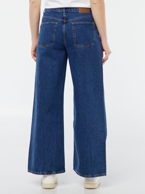 Denim wide leg pants - L28 - Kiabi Denim wide leg pants - L28 - Kiabi