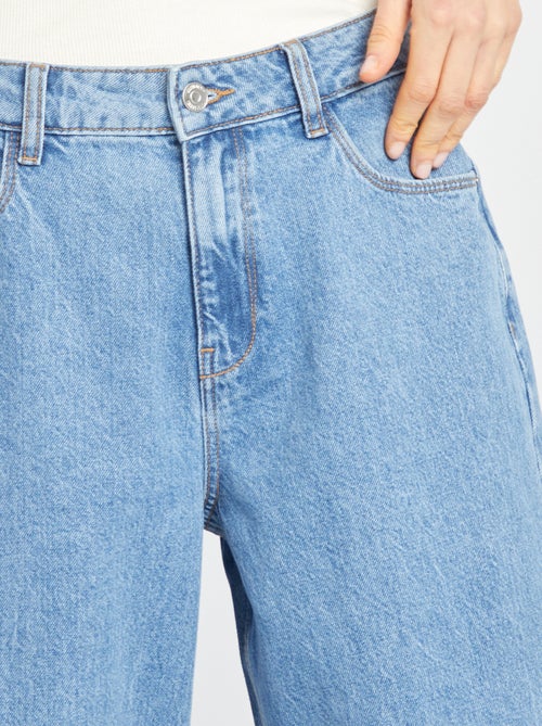 Denim wide leg pants - L28 - Kiabi
