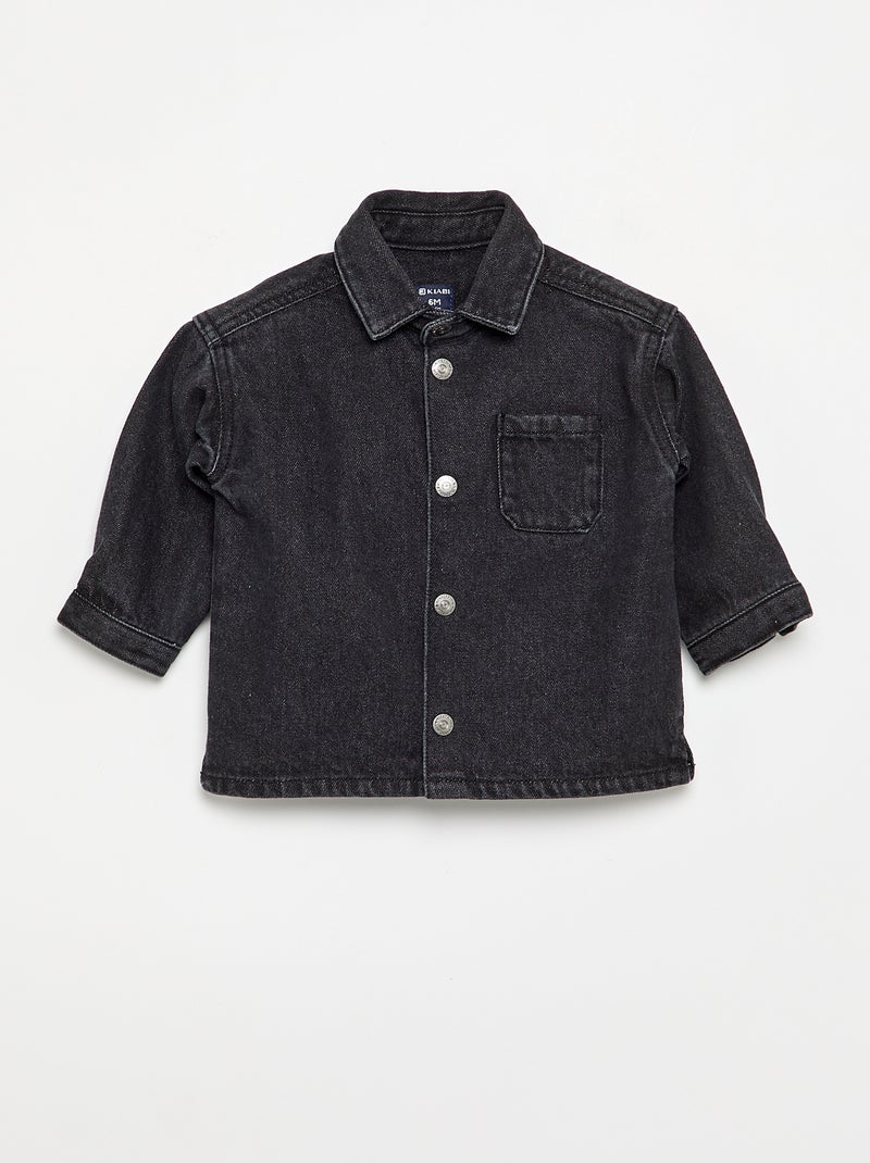 Denimhemd Gris - Kiabi
