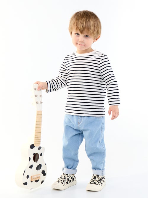 Denimhose mit Umschlag am Saum - Kiabi