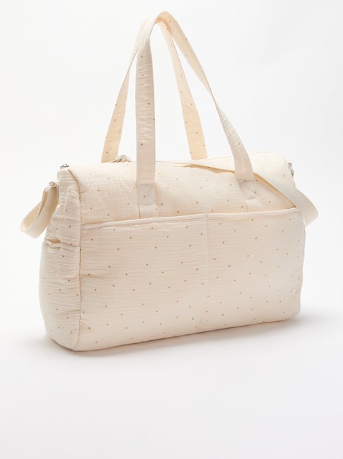 Diaper bag with exterior and interior pockets - Kiabi