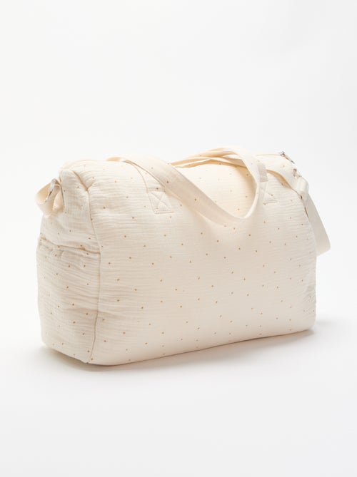 Diaper bag with exterior and interior pockets - Kiabi