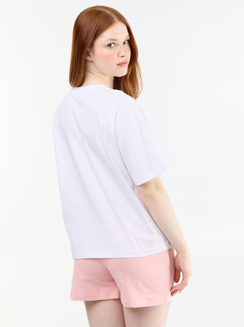 "Diddle" pajama set - shorts + t-shirt - 2 pieces - Kiabi