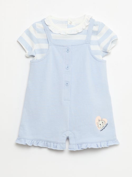 "Disney" 2-piece Outfit - T-shirt + Short Romper - Kiabi