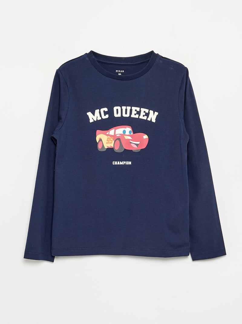 "Disney" 2-Piece Pyjamas - Long-Sleeved T-Shirt + Trousers Blue - Kiabi