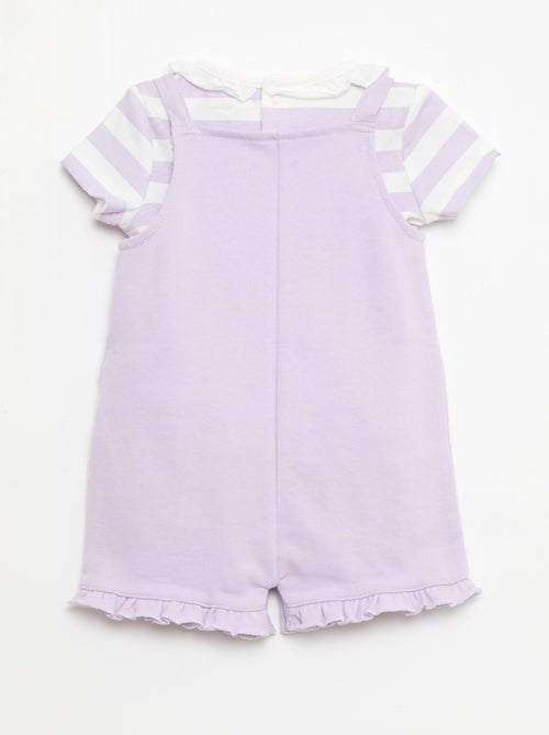 Disney" 2-Piece Set - T-shirt + Short Romper - Kiabi