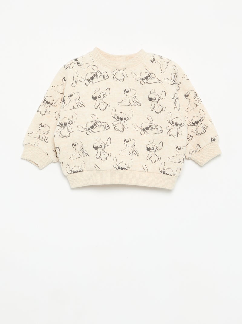 "Disney" 2-piece set: Sweatshirt & Pants Beige - Kiabi