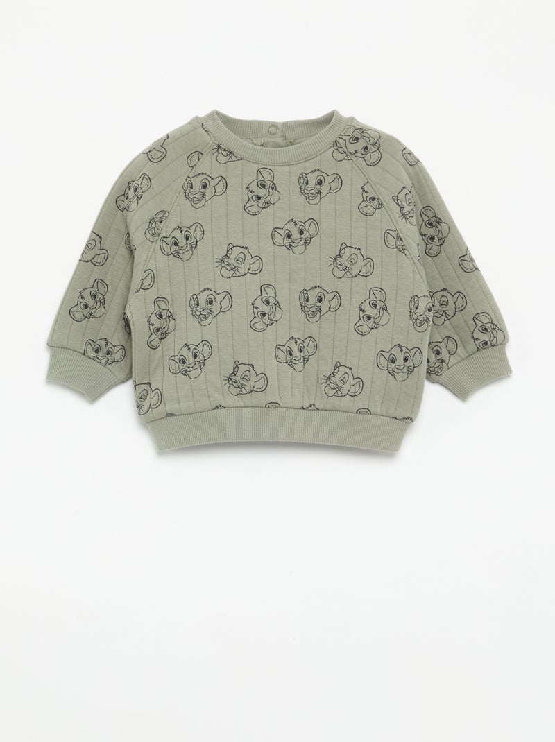 Disney 2-teiliges Set: Sweatshirt und Hose Grün - Kiabi