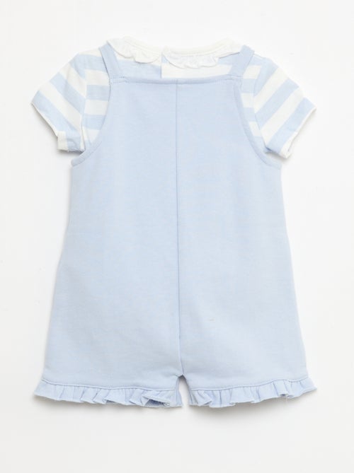 "Disney" 2-teiliges Set – T-Shirt + Kurzoverall - Kiabi