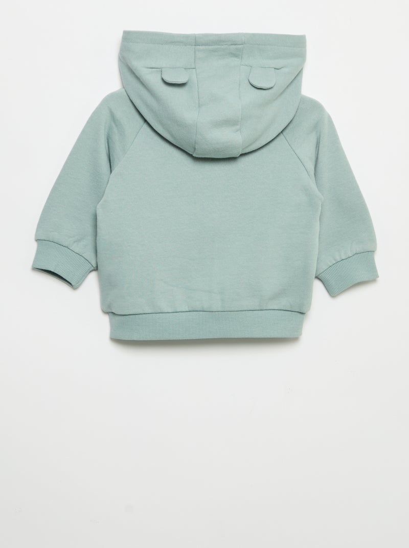 Disney 3-Piece Set - Sweatshirt + Pants + Long-Sleeved T-Shirt Green - Kiabi