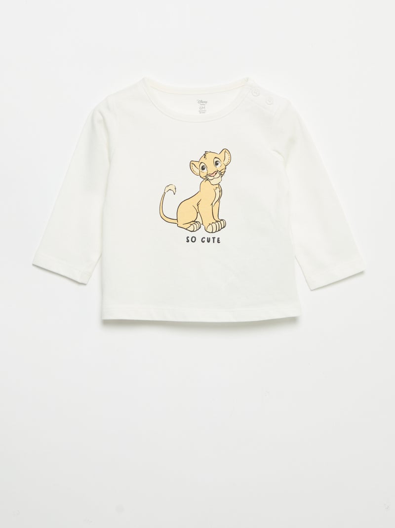 Disney 3-Piece Set - Sweatshirt + Pants + Long-Sleeved T-Shirt Green - Kiabi