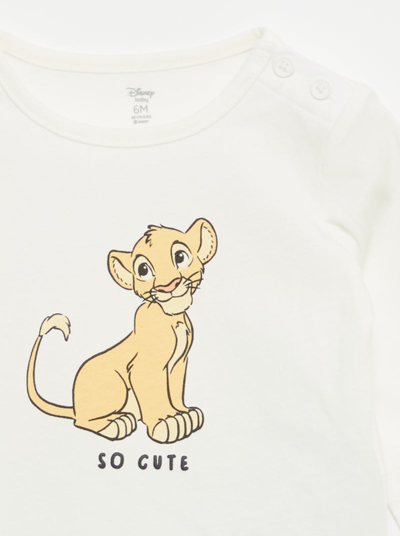 Disney 3-Piece Set - Sweatshirt + Pants + Long-Sleeved T-Shirt Green - Kiabi