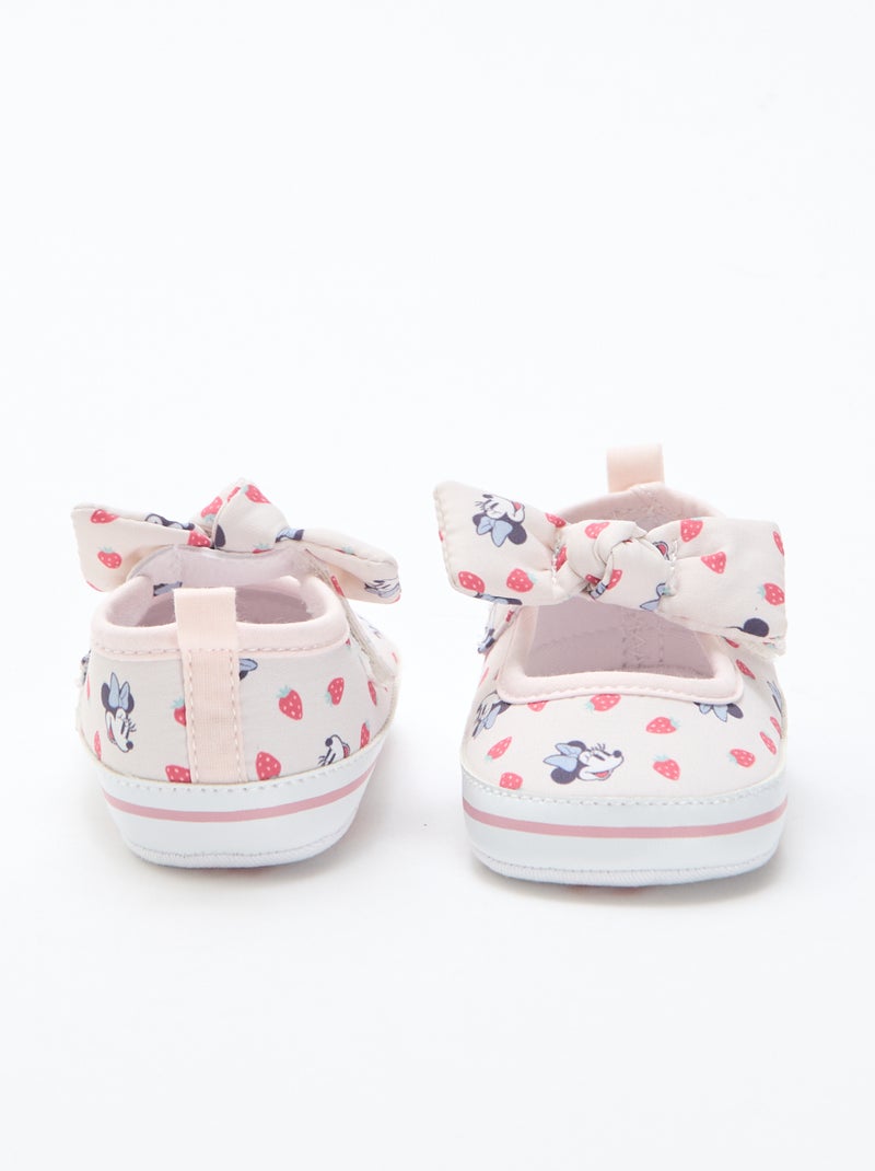 Disney-Ballerinas mit Klettverschluss Hellrosa - Kiabi
